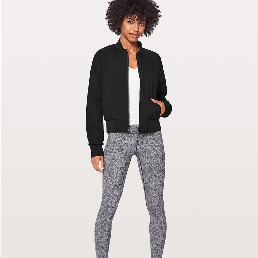 Lululemon non-stop bomber jacket reversible
